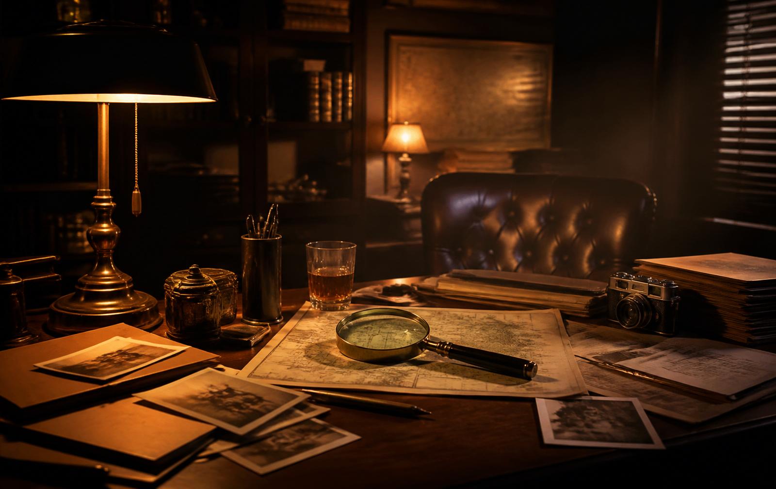 Crime Scene Solver detective mystery scene