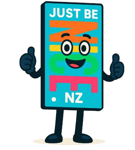 Just Be Nice NZ smiling mascot